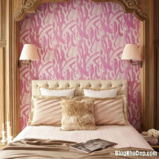 Những căn phòng ngủ màu hồng xinh xắn