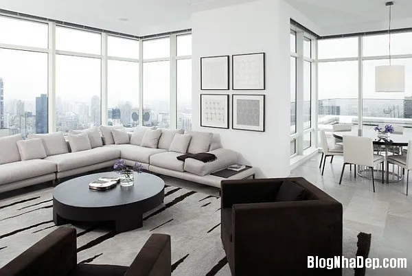 Phòng khách đẹp tiện nghi theo phong cách minimalist (P2)