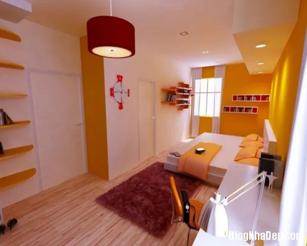 Trang trí căn phòng ngập tràn sắc màu cho các bé